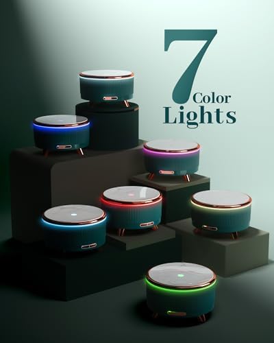 Jack Rose Essential Oil Diffuser with 7 Colors