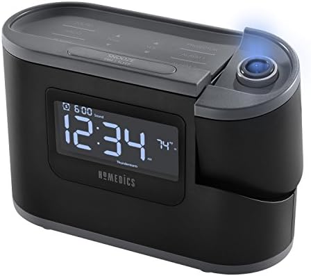 Homedics SoundSleep Recharged Alarm Clock with White Noise and Sleep Sounds