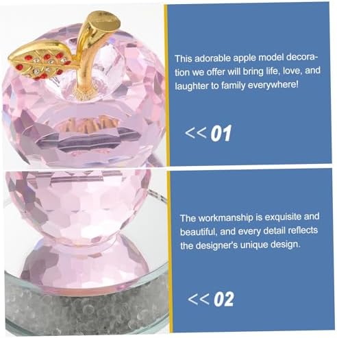 LIFKOME Crystal Ornament for Home and Car Decor