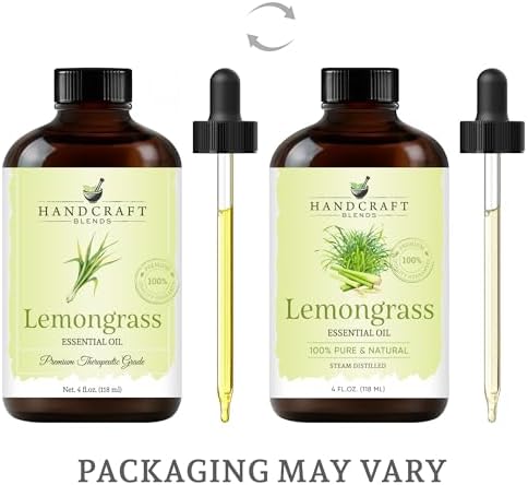 Handcraft Blends Lemongrass Essential Oil 4 Fl Oz