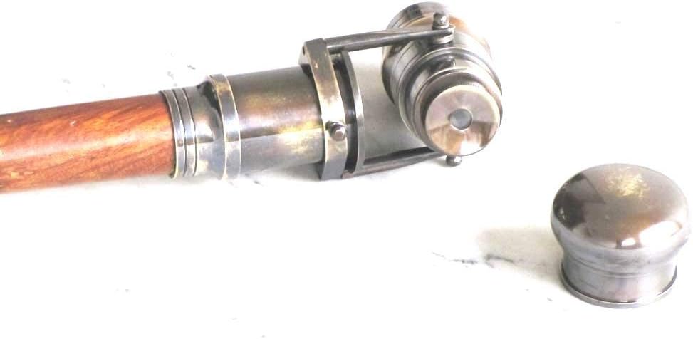 THOR INSTRUMENTS Nautical Brass Telescope Walking Stick