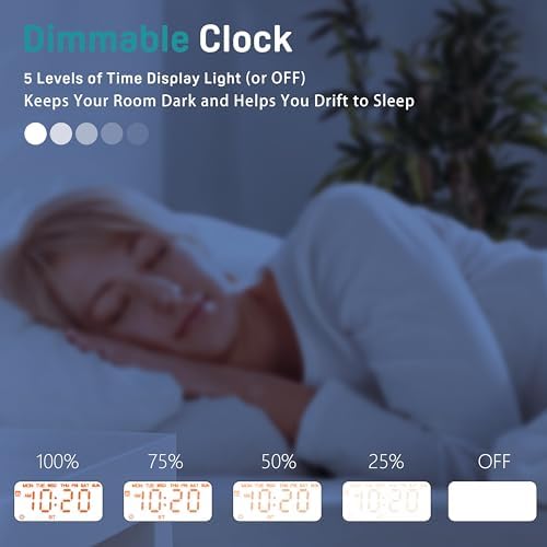 JALL Sunrise Alarm Clock with 25 Sounds and 17 NightLights