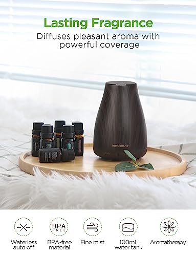 InnoGear Essential Oil Diffuser with 6 Oils Set