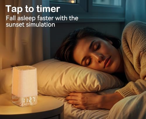 Sunrise Alarm Clock with Nature Sounds and Sleep Timer