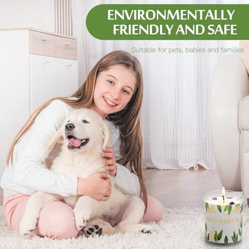 Sage Candle 6 Pack for Energy Cleansing and Relaxation