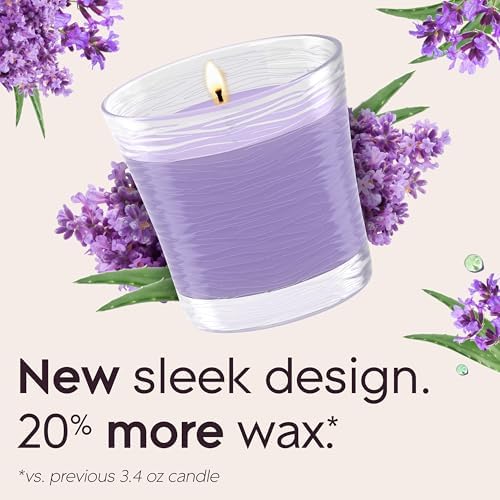 Glade 1-Wick Scented Candle Jar Tranquil Lavender Aloe