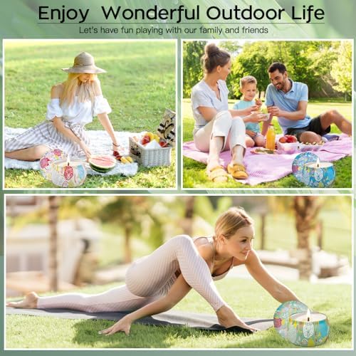 Feibao Citronella Candles 12Pack 360 Hour Burn