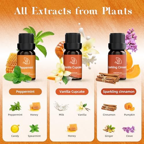 ASAKUKI Essential Oil Set 6 x 10 ml