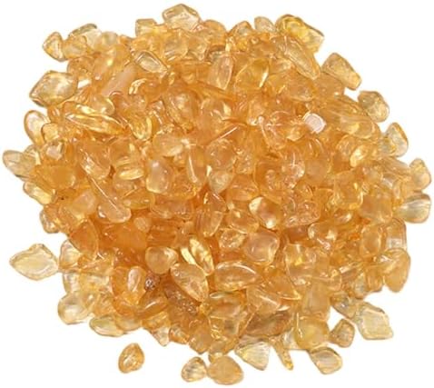 22LB Citrine Crystal Chips for Chakra Balancing and Decor