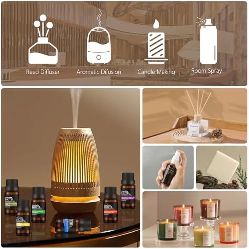 Hotel Collection Diffuser Oil Gift Set - 6Pcs Essential Oils