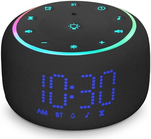 Mojikoo WhiteNoise Alarm Clock 4-in-1 Sleep Solution