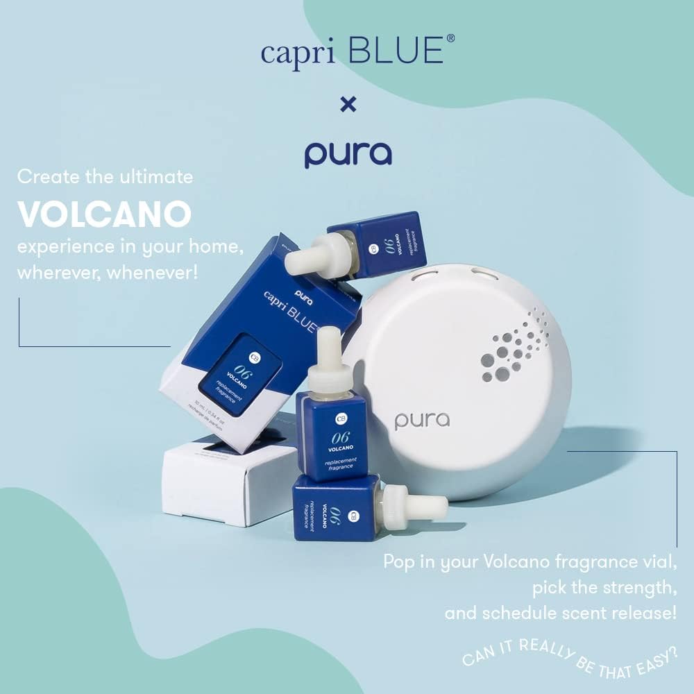 Capri Blue Pura Smart Diffuser Refills Pack of 2 Volcano Scent