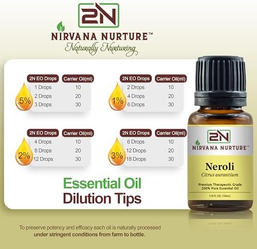 Nirvana Nurture Neroli Essential Oil 100 Pure Therapeutic Grade