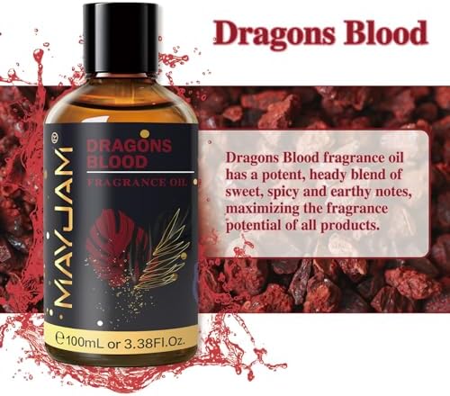 MAYJAM 100ML Dragons Blood Fragrance Oil with Glass Dropper