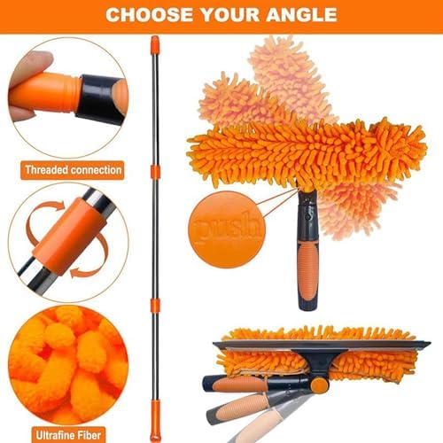 Microfiber Long Handle Duster with Adjustable Pole