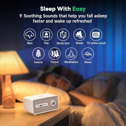 Wipeeyes White Noise Sound Machine with Wireless Charging