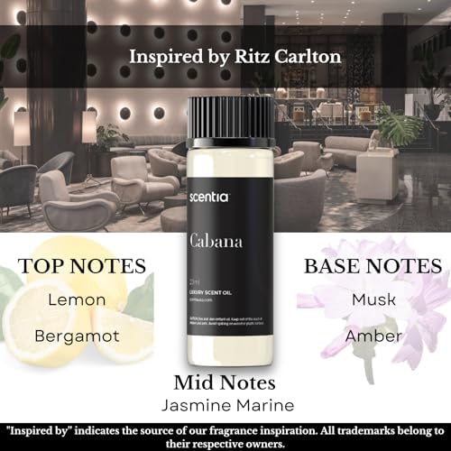 Scentia Hotel Diffuser Oil Set - 3 x 20ml Luxury Fragrance Collection