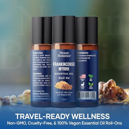 Frankincense Myrrh Essential Oil Roll-On 10ml