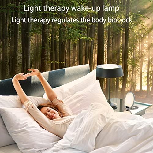JUXLamp 10000 Lux Light Therapy Wake Up Lamp