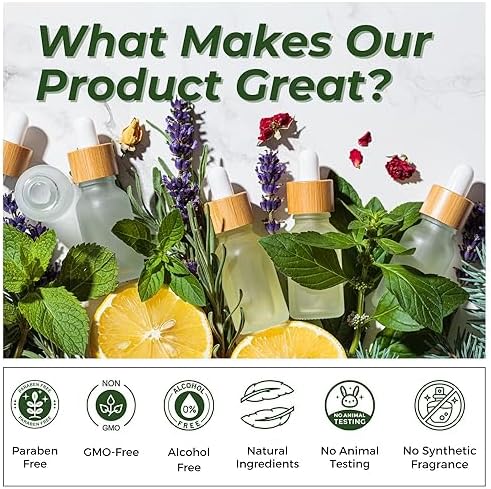 Benatu Essential Oils Set for Diffuser and Skincare