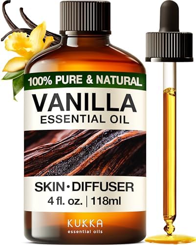 Kukka Vanilla Essential Oil 4 Fl Oz for Diffuser Skin