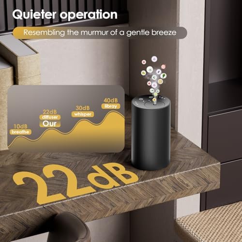 Waterless Essential Oil Diffuser with 3 Mist Levels