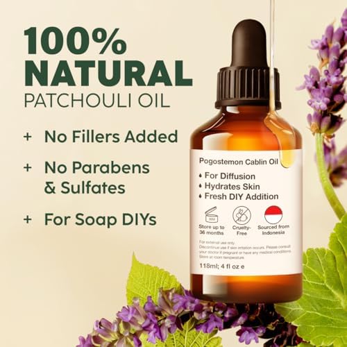 KUKKA Patchouli Essential Oil 4 Fl Oz