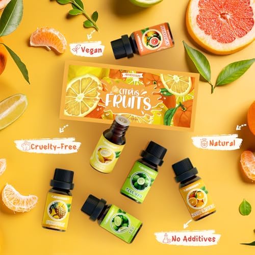 ARVIDSSON Citrus Essential Oil Set for Diffuser