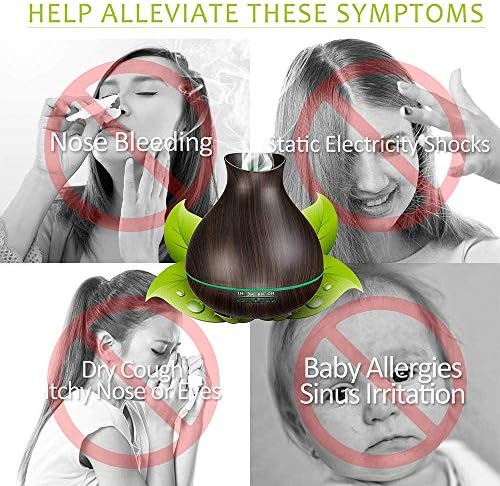 BZseed Aromatherapy Diffuser with Timer and LED Lights