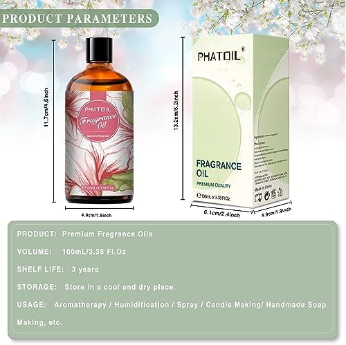 PHATOIL 338FLOZ Japanese Magnolia Essential Oil 100ml