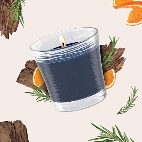 Glade 1-Wick Scented Candle Jar - Smooth Bourbon Oak
