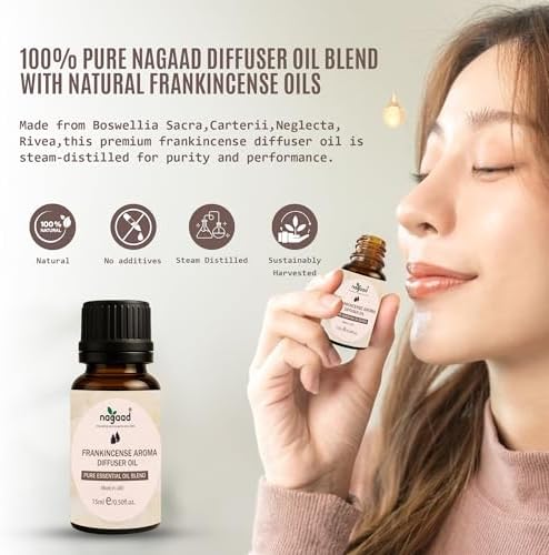 Organic Frankincense Essential Oil - 15ml for Diffusers and Massage