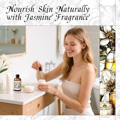 HIQILI Jasmine Essential Oil - 1 Fl Oz