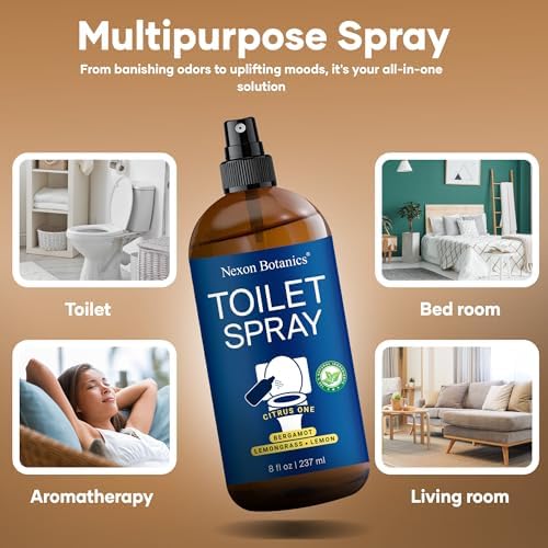 Citrus One Toilet Spray 8 Fl Oz - Natural Bathroom Odor Eliminator
