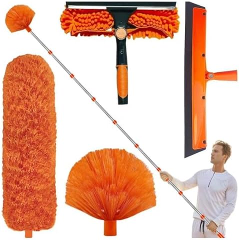 Microfiber Long Handle Duster with Adjustable Pole