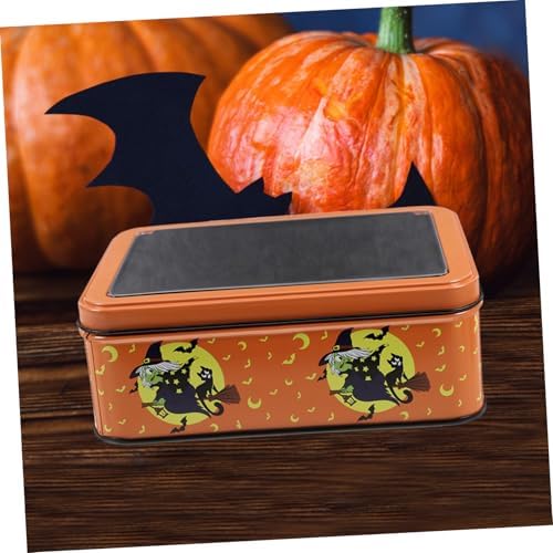 Beaupretty Halloween Tinplate Storage Box