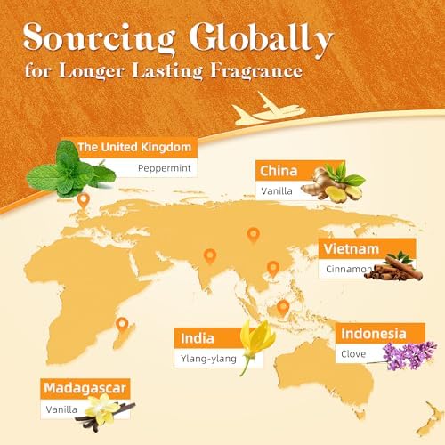 ASAKUKI Essential Oil Set 6 x 10 ml