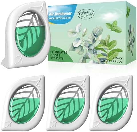 Clean-n-Fresh Air Freshener 4 Pack Eucalyptus Mint