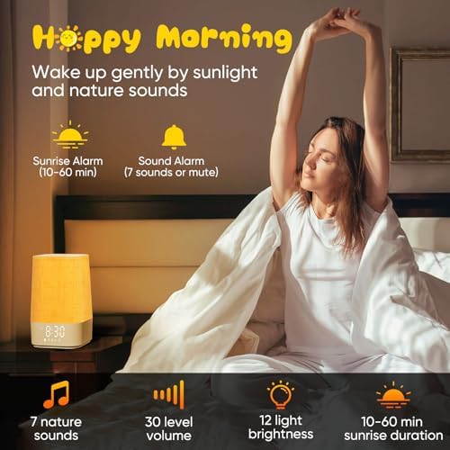 APUZOM Sound Machine with 30 Soothing Sounds Sleep Timer