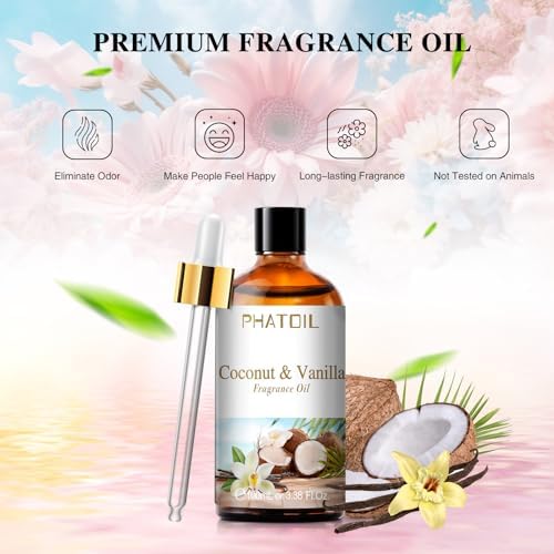 PHATOIL Coconut Vanilla Aromatherapy Oils 100ml
