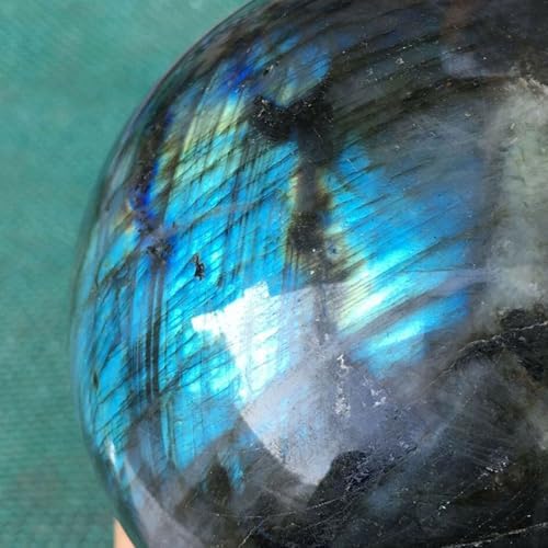 Labradorite Sphere Healing Crystal Ball with Pedestal