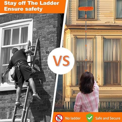 Microfiber Long Handle Duster with Adjustable Pole