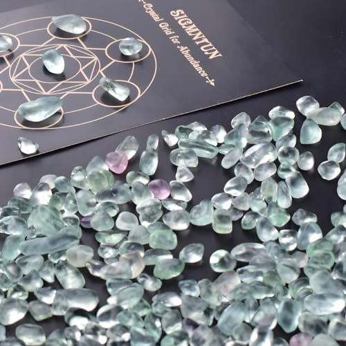 Polished Green Fluorite Crystal Chips 200 Pcs