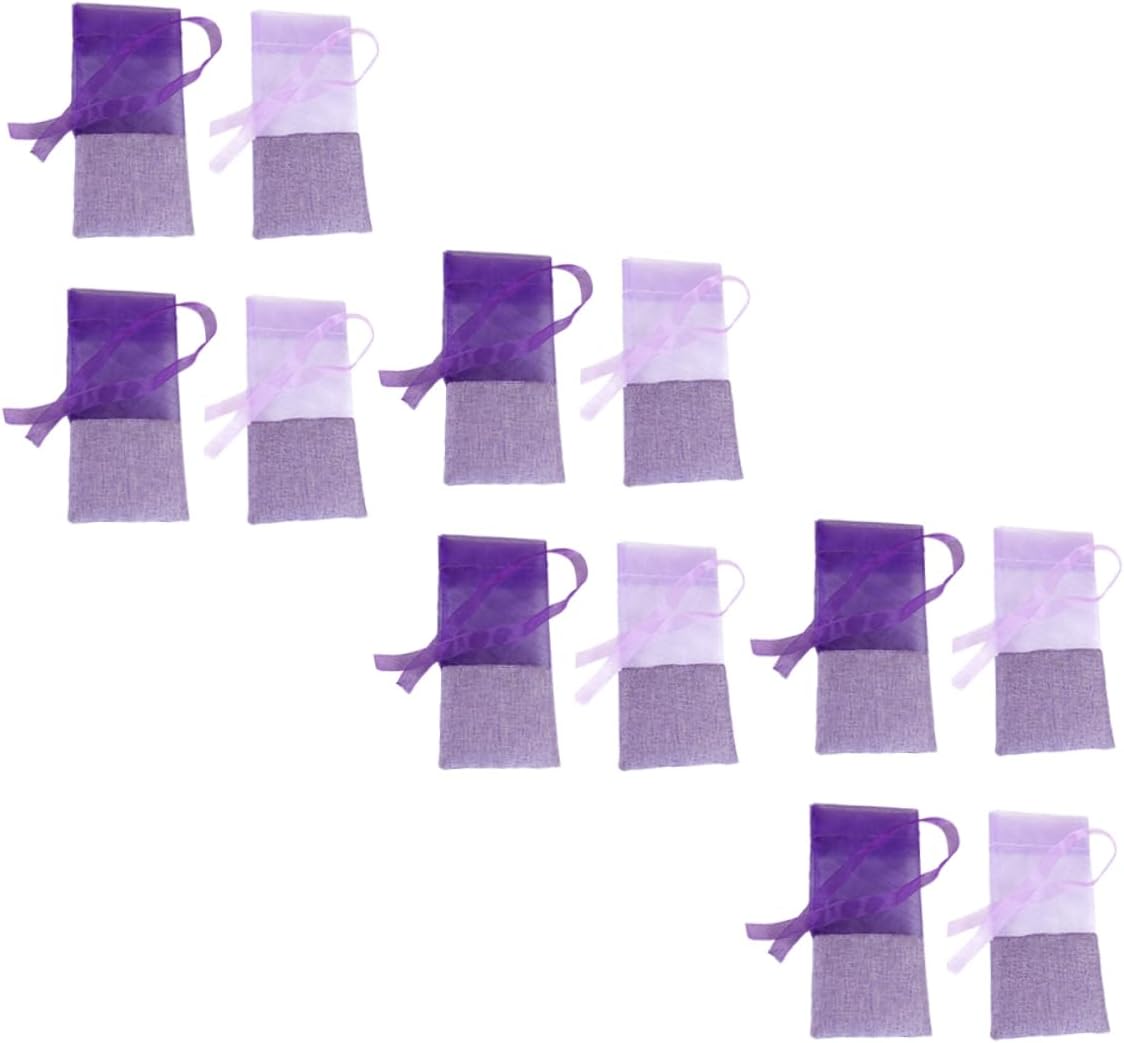 24pcs Lavender Sachets for Freshening Gauze Bags and Events