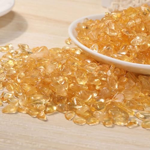 22LB Citrine Crystal Chips for Chakra Balancing and Decor