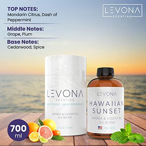 Levona Scent Hawaiian Sunset Essential Oil - 700Ml for Diffusers