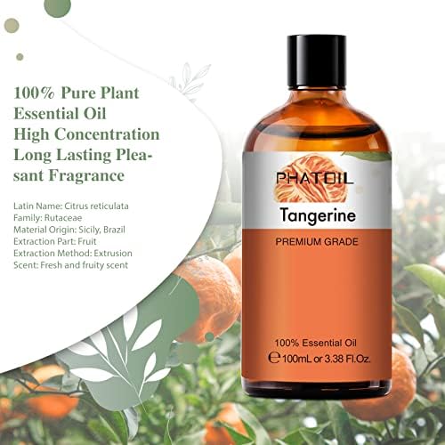 PHATOIL 338 Fl Oz Tangerine Essential Oil 100ML Bottle