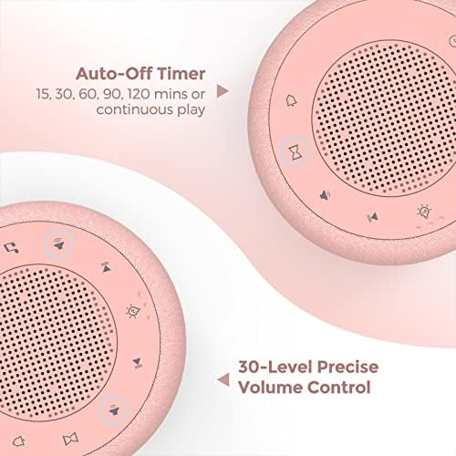 Buffbee Sound Machine and Alarm Clock 2-in-1