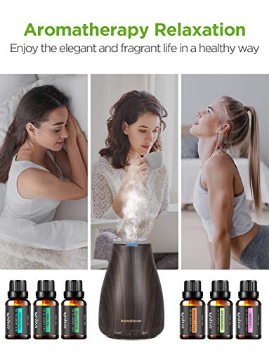 InnoGear Essential Oil Diffuser with 6 Oils Set