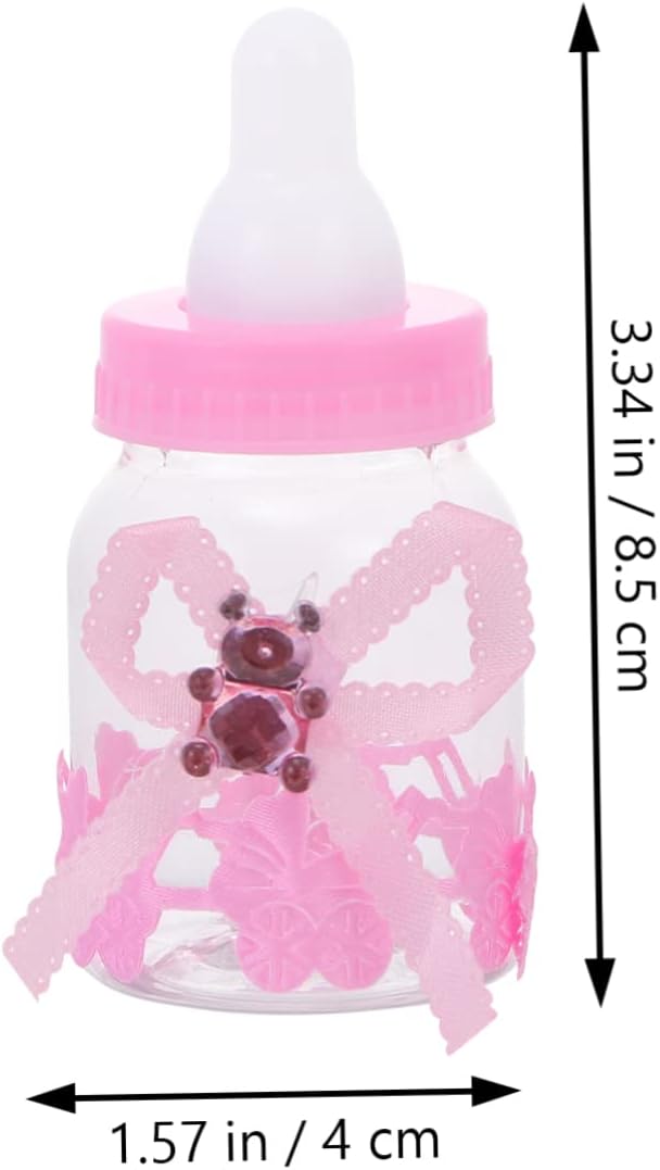 12Pcs Plastic Candy Boxes with Bear Design